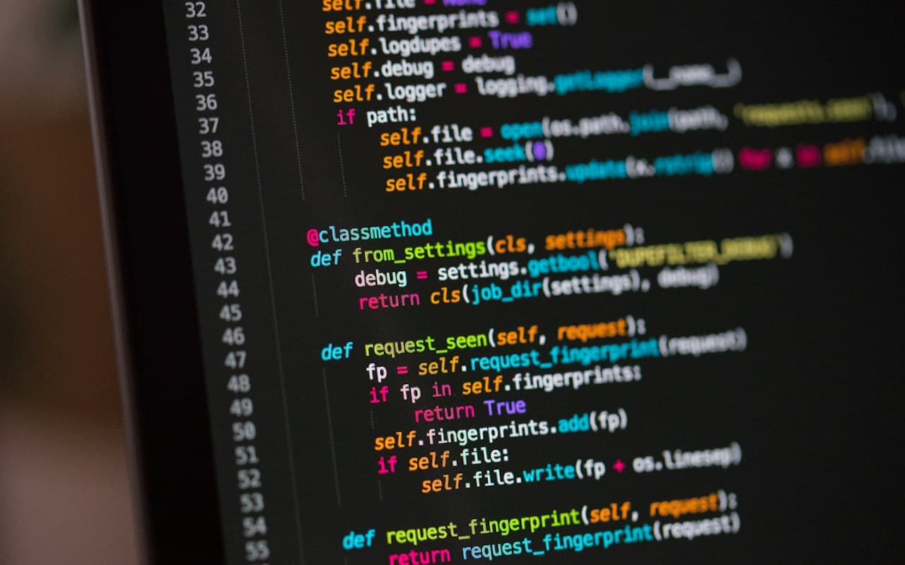 Python code in an editor during software delivery